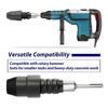 1Pc SDS Plus To SDS Max Converter Drill Adapter Rotary Hammer Adapter Tool Connector Portable Impact Bit Connector Tool