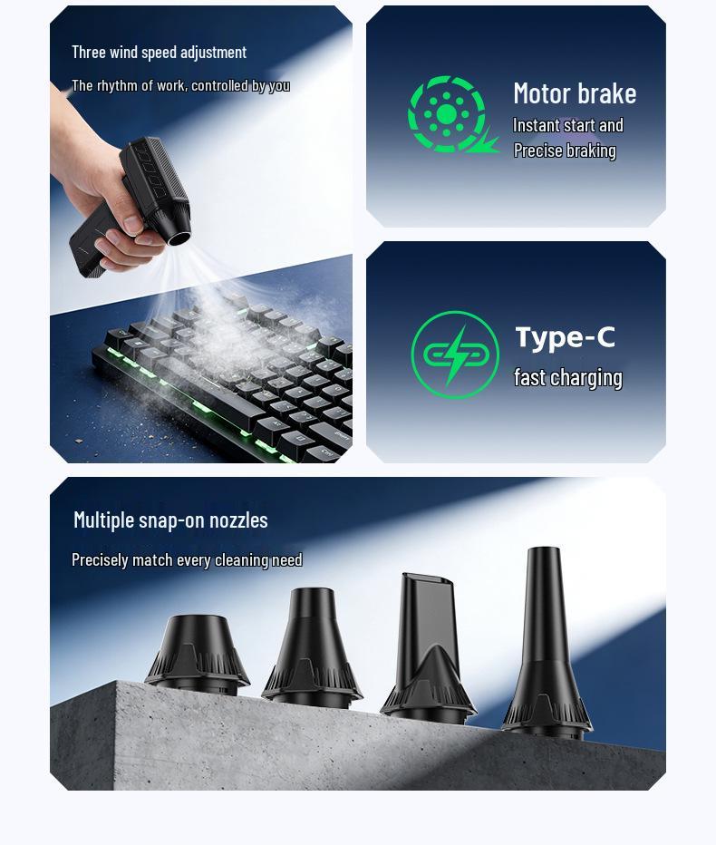 Portable Rechargeable Leaf and Water Blower with Long Battery Life – New Model