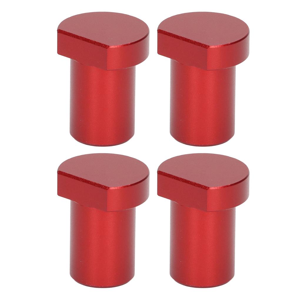 4PCS Woodworking Desktop Limit Blocks Multifunctional Workbench Peg Brake Stops 20mm Diameter Red