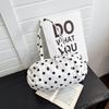 Yogodlns Simple Polka Dot Tote Bag Lightweight Nylon Handbag Women Casual Commute Shoulder Bag Large Capacity Sports Foldable Storage Bag