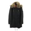 Mod Coat M Black Cotton Filling Women Used