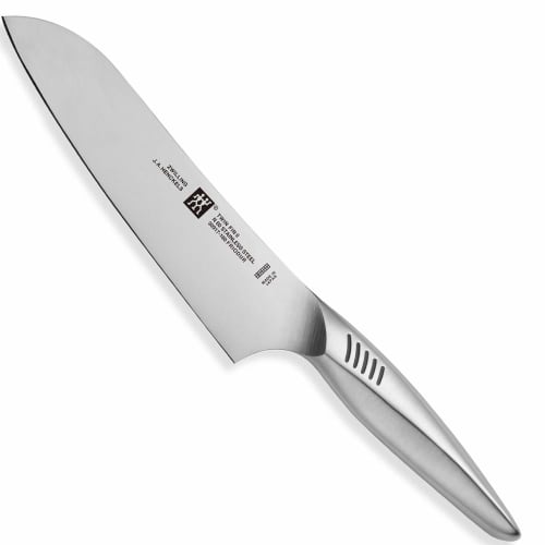 Zwilling "Twin Fin 2 Multipurpose Knife 180mm Made In Japan" Santoku Knife All Stainless Steel Dishwasher Safe Made In Seki City, Gifu Prefecture [Aut