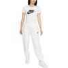 Nike Sportswear Essentials Letter Logo Crew Neck T-Shirt Women Tops White DV6095-100