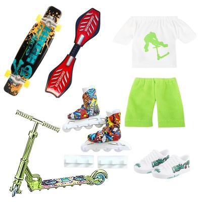 Letaya Finger Mini Inline Braveboard Skateboard, Fingerboard, Skateboard, Accessories, Clothes, Shoes, Scooter, Skates, (Green)