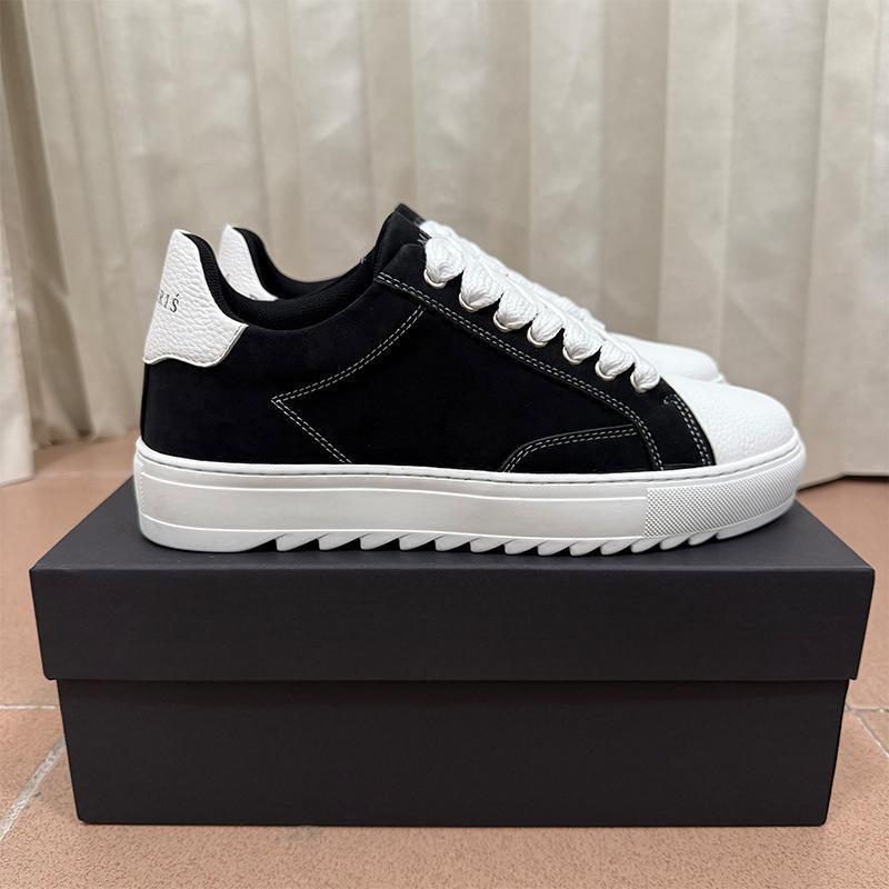 Scarpe Scarpe Sportive e per il Tempo Libero Scarpe da Skateboard da Uomo in Denim Strappato con Plateau Scarpe a Pagnotta Donna