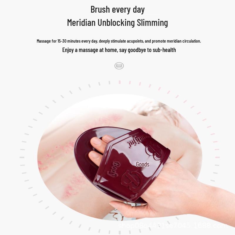 Silikonowa szczotka do masażu meridianowego Scorpio do aktywacji ścięgien całego ciała i kondycjonowania urody