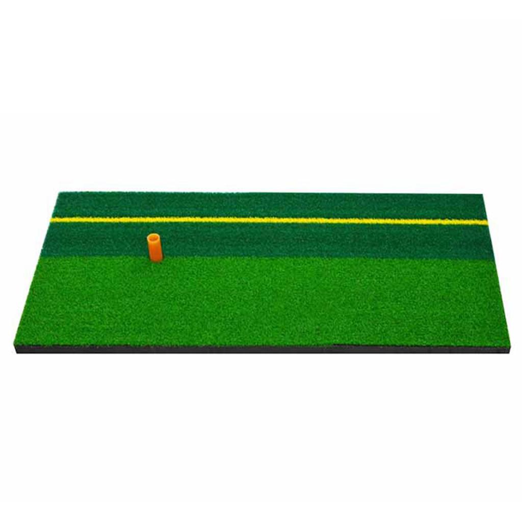 Indoor Golf Practice Mat 60x30cm - Non-Slip Base, Marking Lines Turf for Backyard Training Equipment
