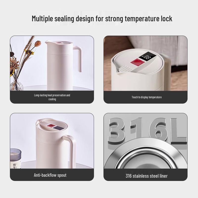 Smart Temperature Display Thermostatic Coaster