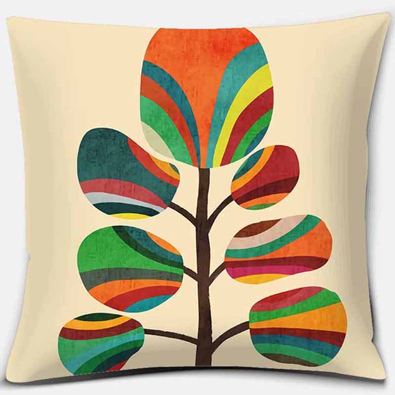 Kreativer geometrischer Druck-Kissenbezug, Auto-Sofa-Kissenbezug, Heimdekoration, Kissenbezug-Dekoration