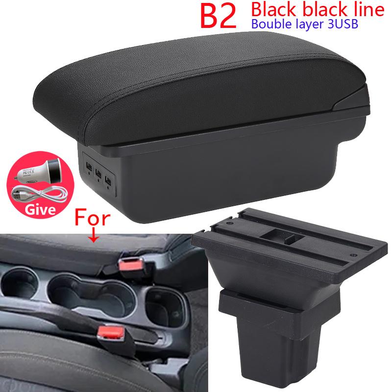 For Chevrolet Trax Armrest Box For Chevrolet Tracker Holden Trax Car Armrest 2013-2017 Car Arm Storage Box Accessories