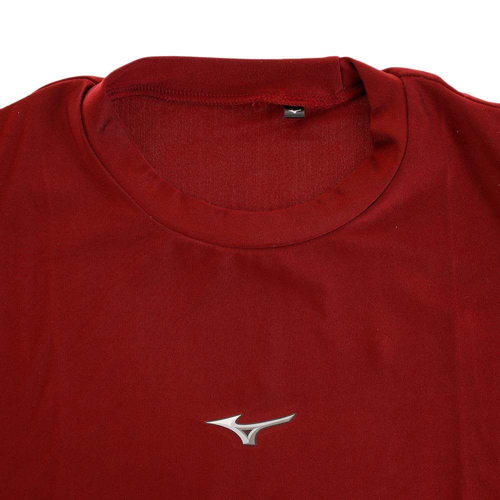 Mizuno Baseball Undershirt Dark Small 12JA8C31, Red,