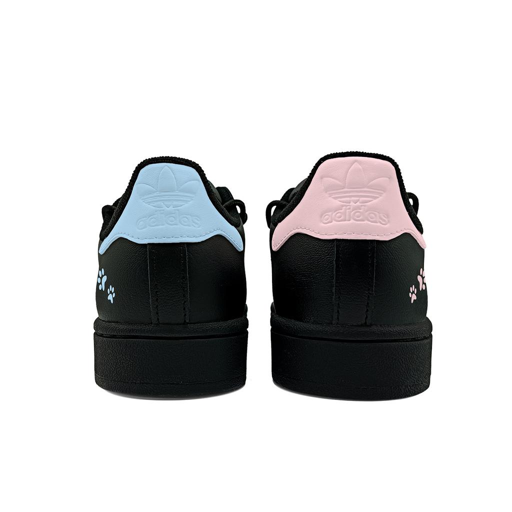 adidas Originals Superstar 2 Low-Top Skateboard-Schuhe Damen Blau Rosa JI0079( team927-)