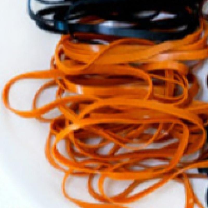 Daiso Brown Tpu Bands  Pack Of 120