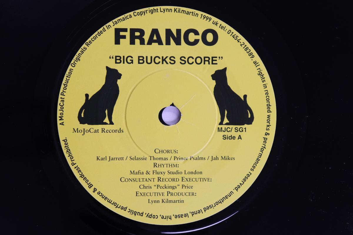 

7inch Record FRANCO - Big Bucks Score MJCSG1 MOJOCAT RECORDS 1999 UK Reggae, Ska & Dub Used
