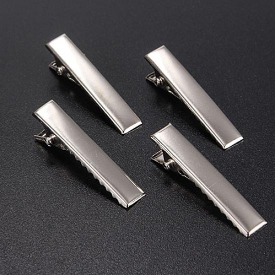 50Pcs Modish Flat Single Prong Alligator Clips DIY