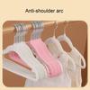 Kids Clothes Hangers 10 Pieces 12-Inch Velvet Shirts Hangers For Youth Space-Saving Children Clothes Drying Hangers For Trousers