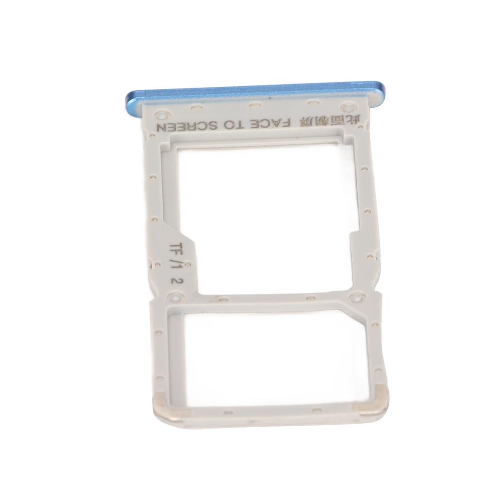 SIM-Kartenfach Kunststoff Gut Passend Aufbewahrungskartensteckplatz Halter für Xiaomi Redmi Note 6 Note 6 Pro Smartphone Blau