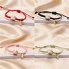 Simple Lucky Cat Knitted Bracelet Unisex Adjustable Cute Animal Woven Bracelet Harajuku Style Jewelry bracelets couple bracelet