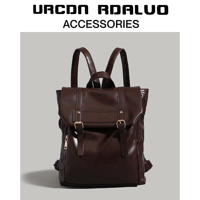 

UR 2025 Soft Leather Women s Backpack - Large Capacity for School, Work & Commute