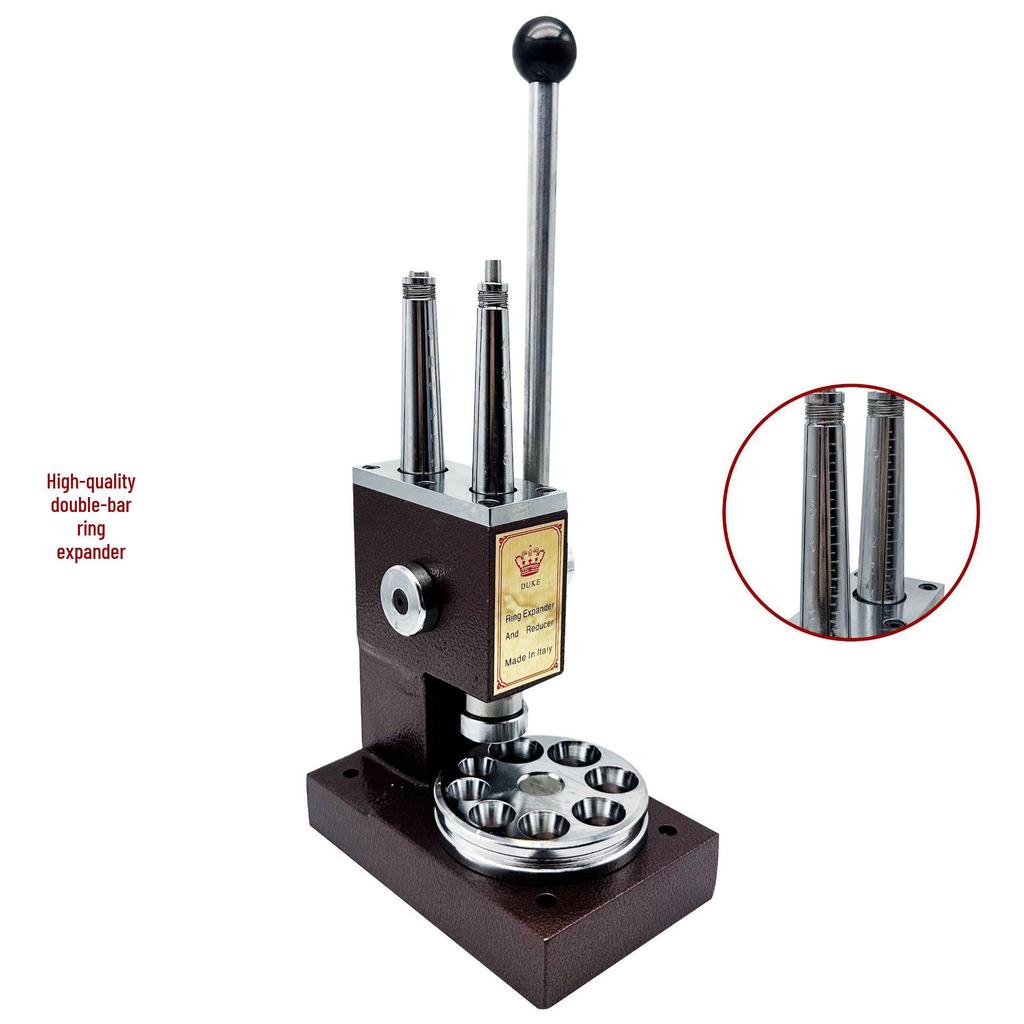 Premium Gear-Type Ring Expander and Reducer Set with Adjustable Six-Piece Shaping and Rounding Bars