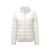 Women's 90-fleece solid-color women's clothing stand-up collar seamless glue-pressed down jacket short large-size jacket