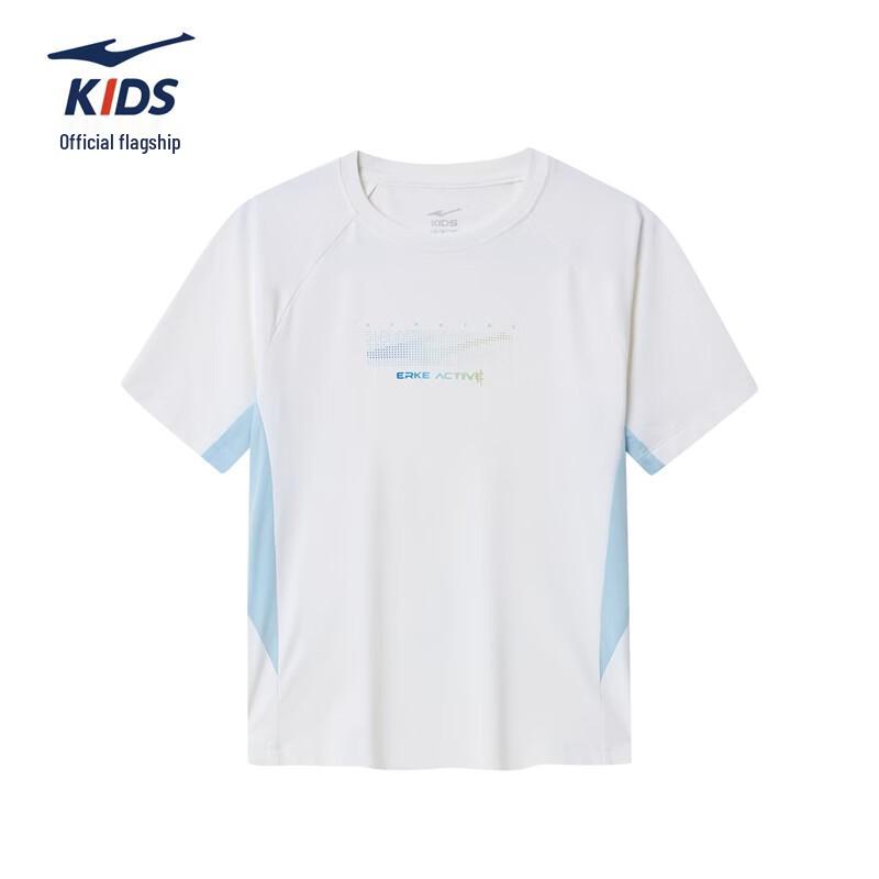 ERKE Boy's Summer Cooling Quick-Dry Patchwork T-Shirt