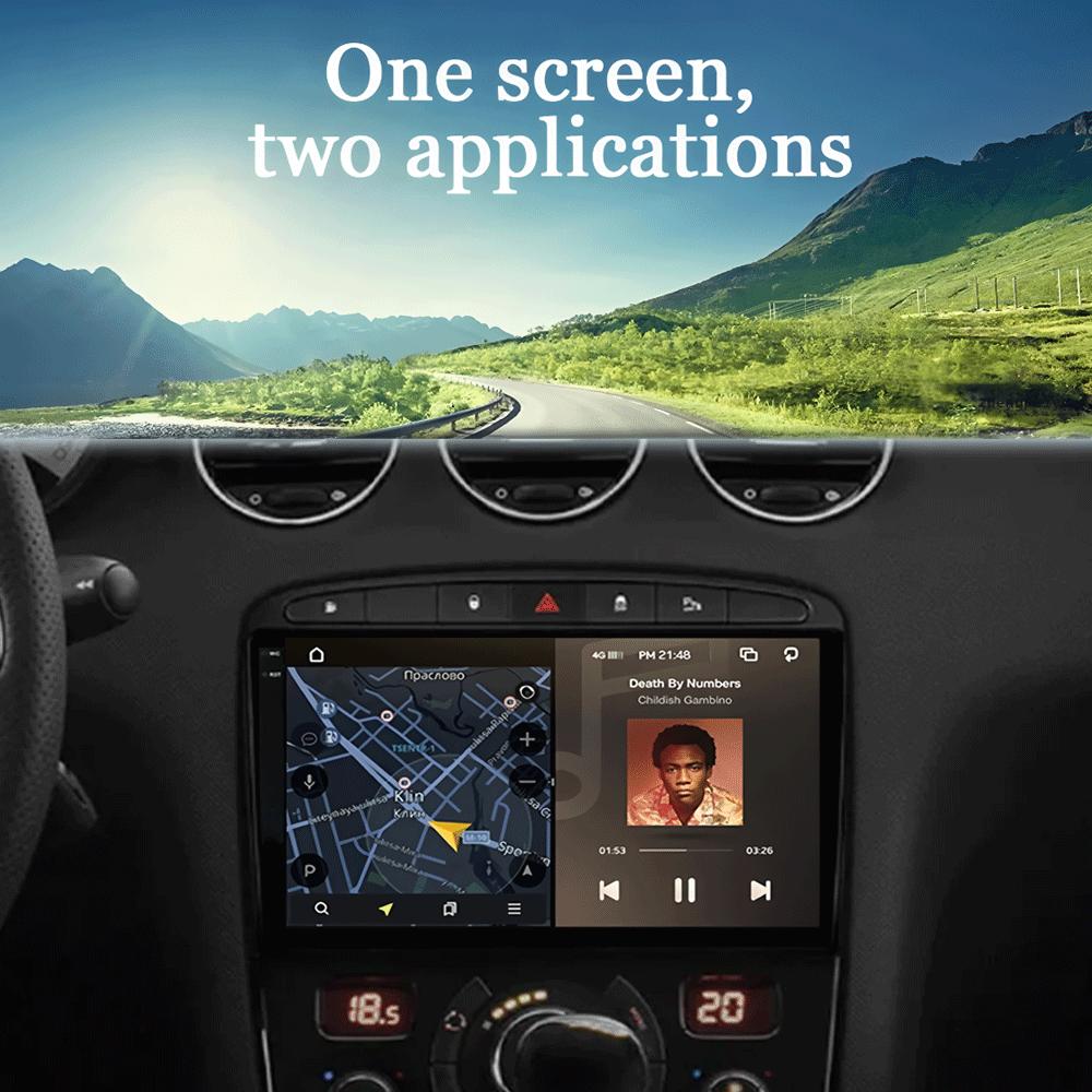 Android 14 Carplay Auto For Peugeot 308 308SW 2007-2015 408 2012-2020 Car Radio GPS Multimedia Video Player Stereo WIFI+4G DSP