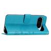 For Google Pixel 9 Pro/Pixel 9 Case Leather Butterfly Floral Design Flip Wallet Phone Cover