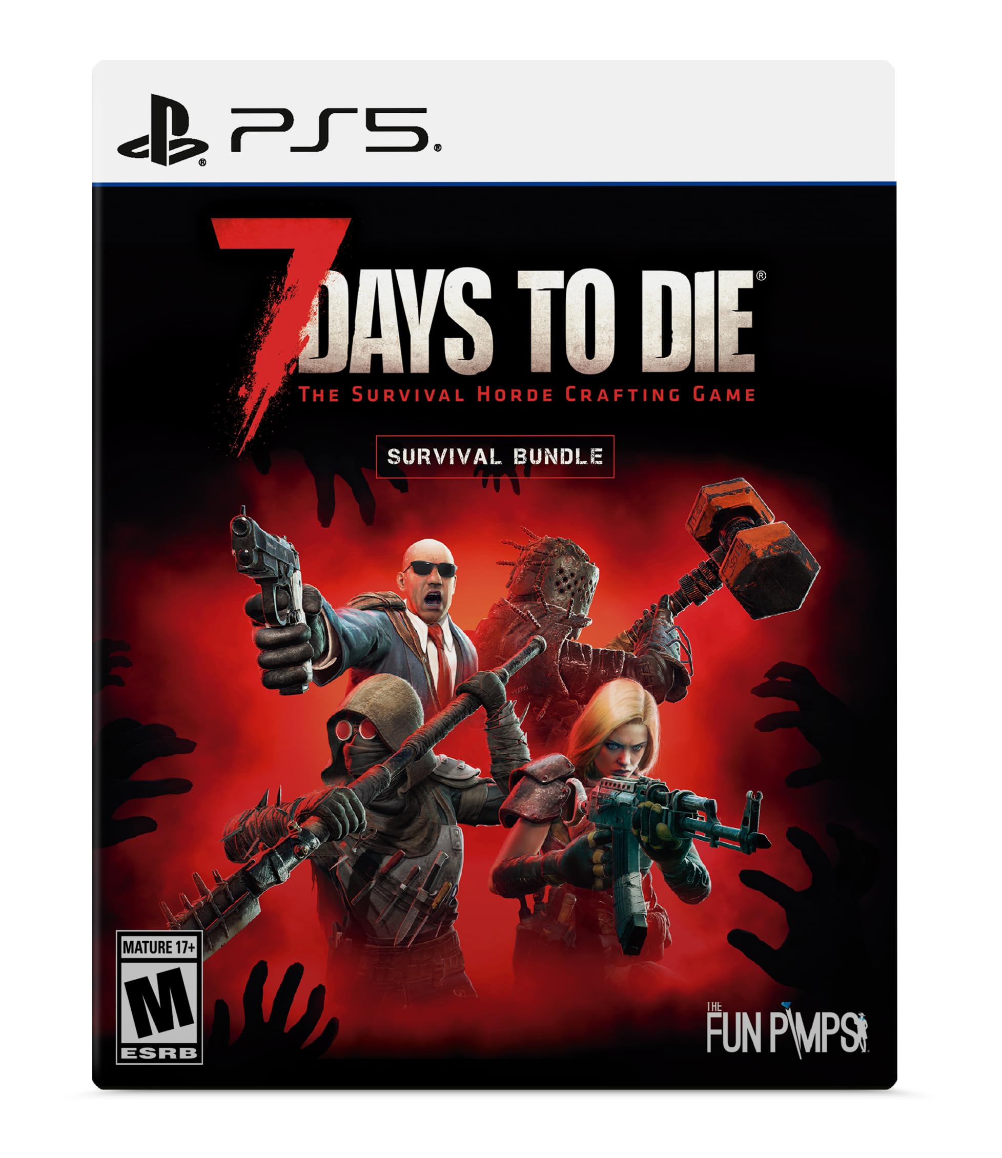 7 Days to Die Console Edition Survival Bundle North PS5 (Импортированная версия Америка) - синий