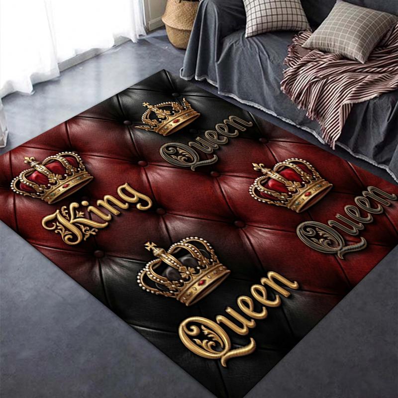 2025 New King&Queen Carpet Rug for Living Room Bedroom Home Sofa Decoration,Kids Play Non-slip Floor Mat9