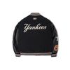 Giacca da Baseball con Logo MLB Ricamato Giacca Unisex Nera 3AJP38016-00BKS