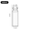 Multi-functional Thickened Transparent Glass Snap-on Bottle for Homebrewed Fruit Wine & Beverages