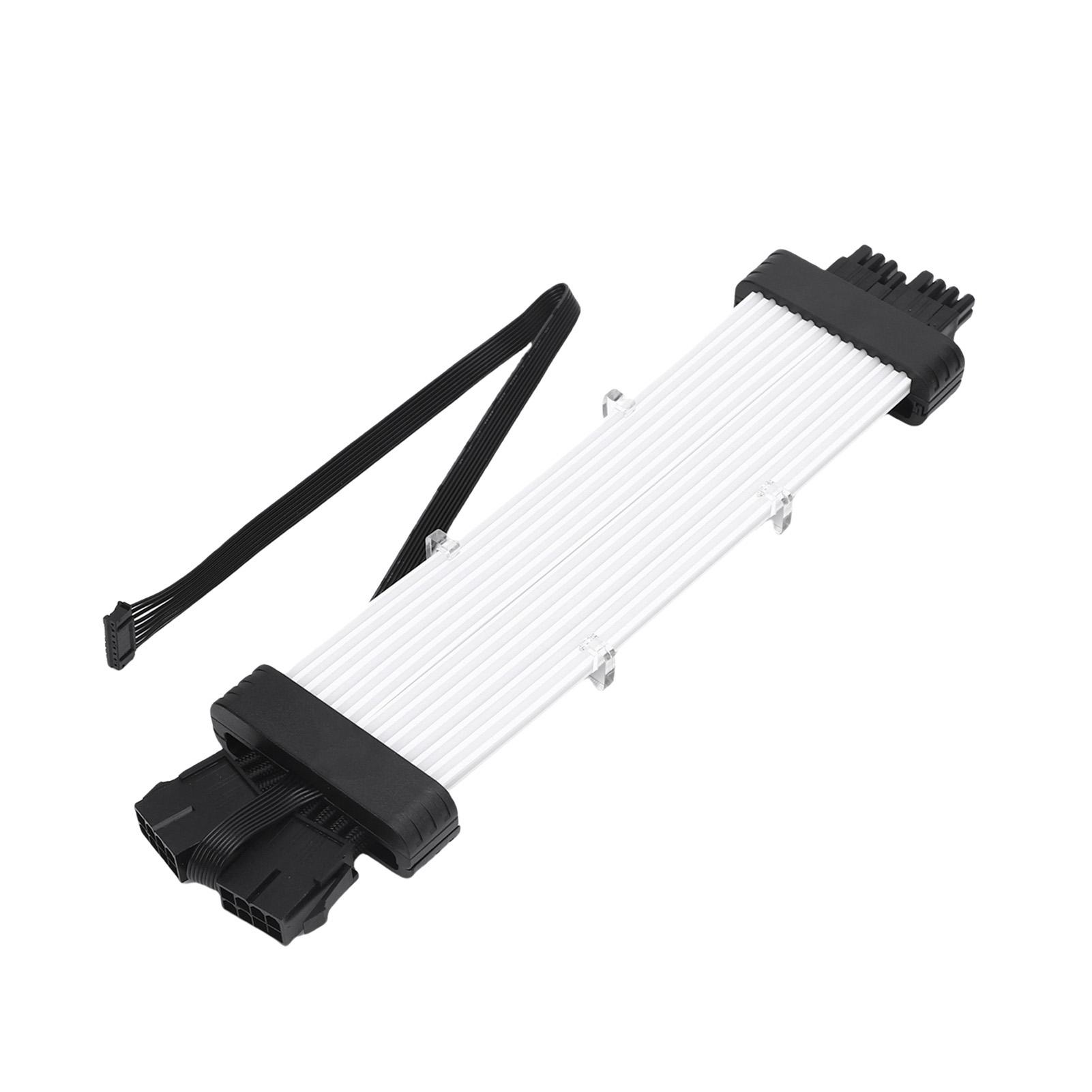 

ARGB кабель для блока питания 120 светодиодов 5V ARGB синхронизация светодиодная лента для ПК материнская плата видеокарта неоновый кабель чёрный