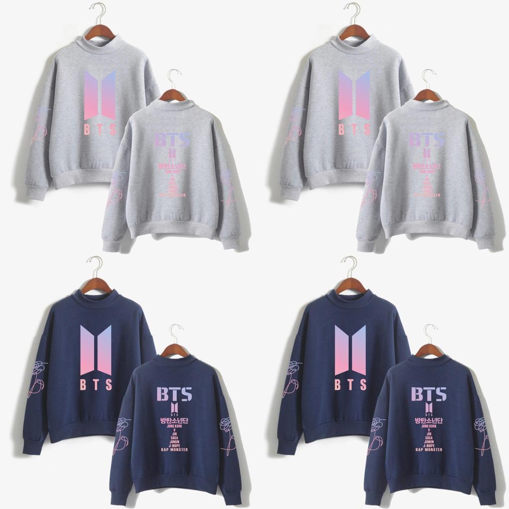 Bts Kpop In Bloom Sweater Unisex Jung Kook Hoodie Bangtan Boys Stylish Comfortable Cotton Blend
