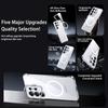 Lens Kickstand Frameless Clear Phone Case for Samsung Galaxy S26 S25 Ultra S26 Plus S24 FE for Magsafe Magnetic Protect Cover