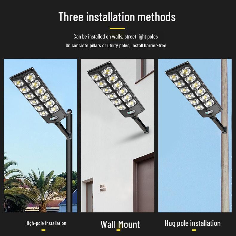 Remote-Control Solar Street & Garden Light with Motion Sensor