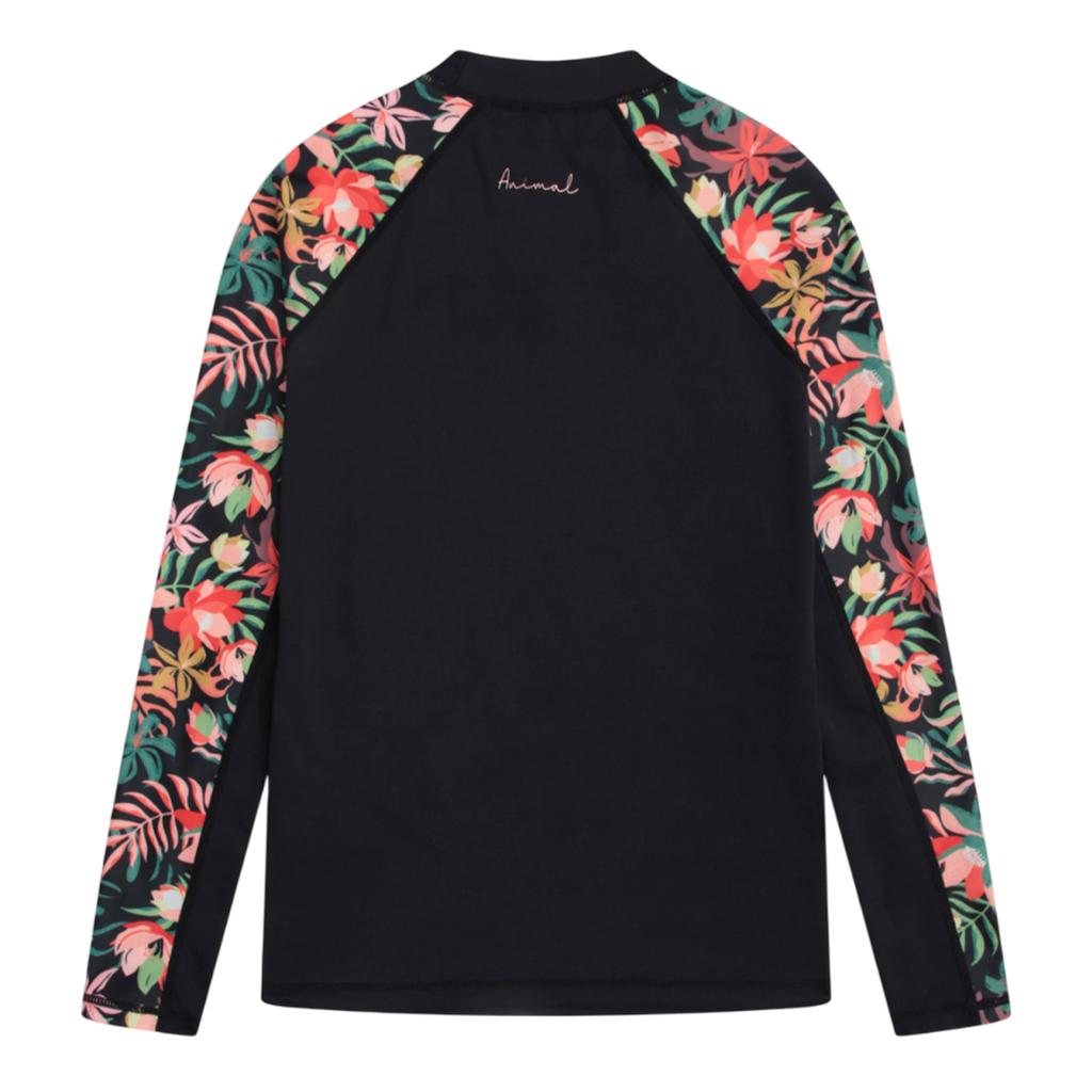 Animal Womens/Ladies Lillie Printed Panelled Rash Top