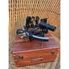 Tamaya Nautical Sextant 1712 I With Wooden Box I Black Vintage Navigation Working Sextant I Solid Brass & Aluminium Sextant, Navy Gifts