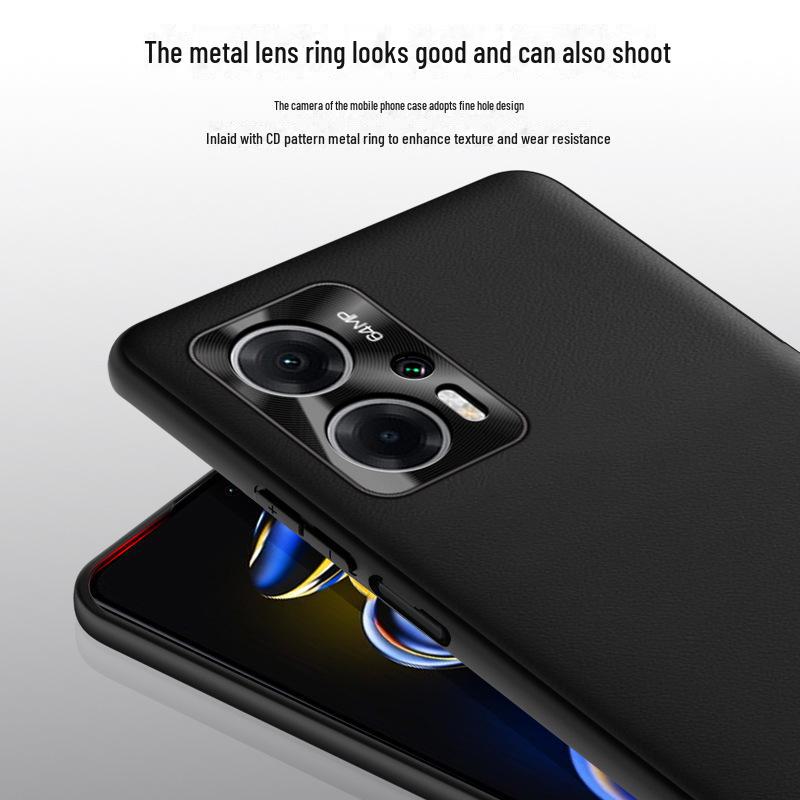 Redmi Note 11T Pro Liquid Leather Case - Anti-Fall Protective Cover