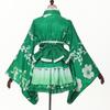 Japanese Mini Kimono Courtesan Summer Fireworks Japanese Clothes Cosplay Costume [BLESSUME] Clothes, Cosplay, Yukata, Top, Short, Cute, Haori, Dress,