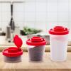 3/4Pcs Seasoning Bottle Moisture Proof Salt Shaker Can  Plastic Seasoning Jar Clear Condiment Box for Camping Picnic