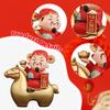 Statue Chinese Feng Shui Sculpture Desktop Ornament Resin Figurine for Office Table Centerpieces