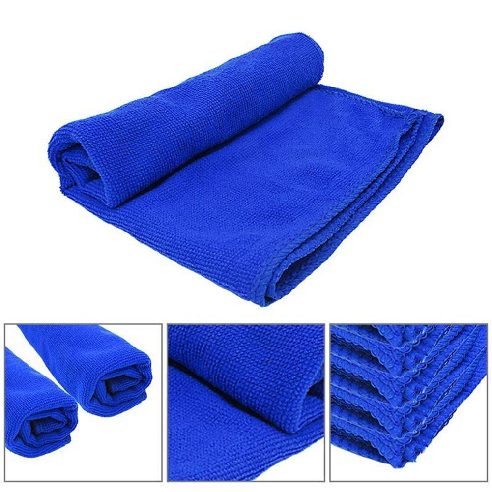 20pcs Car Wash Microfiber Towels Soft Drying Cloth Hemming Wash Towel Water Suction Polishing Duster Car Cleaning Tools 30x30cm