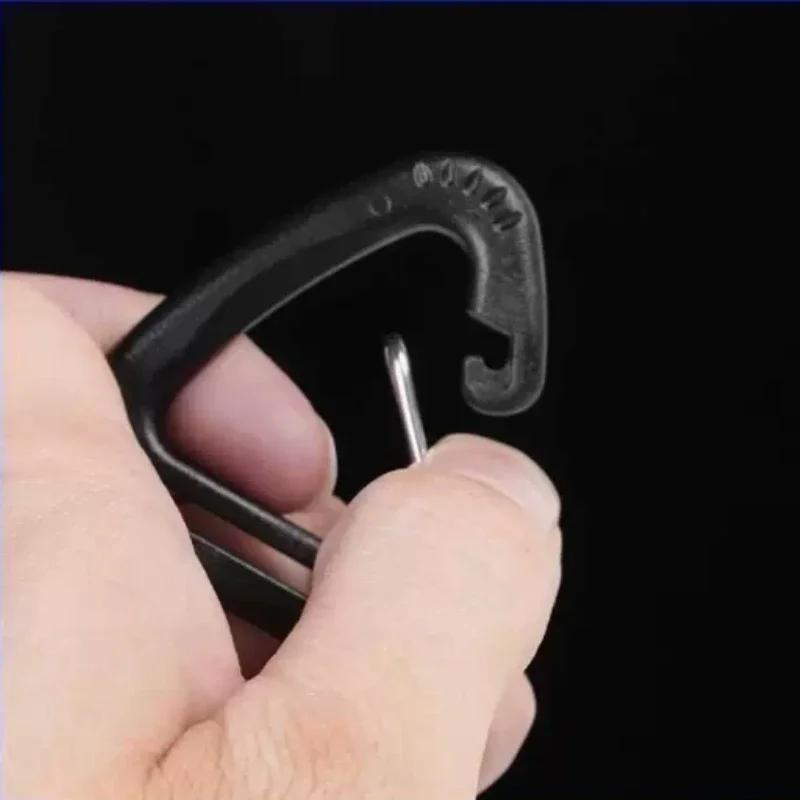 [2pcs Color Random] Hat Outdoor Storage Clip Can Be Hung On Backpacks, Portable Equipment Storage Clip for Outdoor Travel