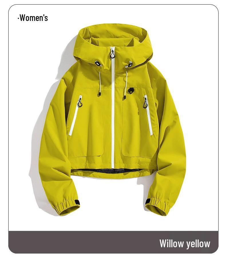 Women's Woodpecker Windproof Jacket - 2025 Spring/Autumn, Waterproof Outdoor Mountaineering Style for Couples.