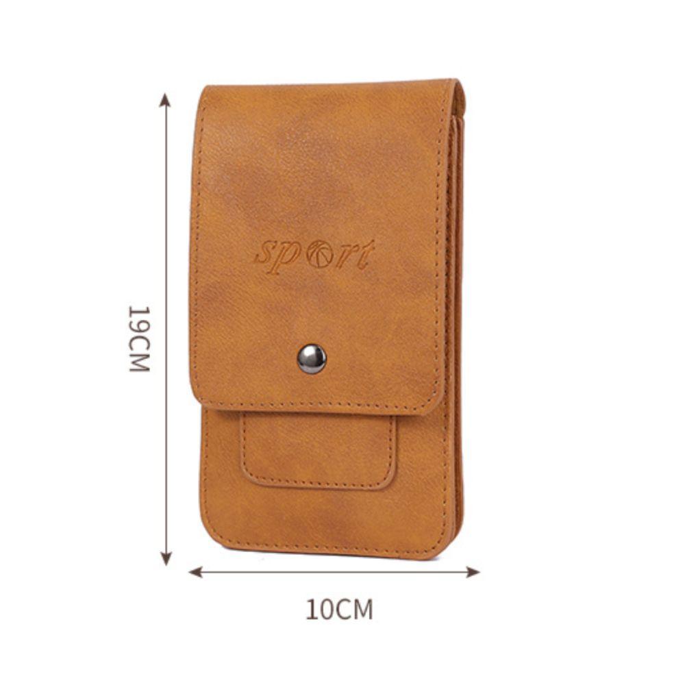 with Metal Buckle Phone Belt Clip Bag Large Capacity Phone Belt Hanging Pouch  Outdoor Sports
