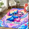 Custom 1Pc Stitch'S Magical Garden Adventure Rug Office Carpet Indoor Outdoor Entrance Doormat Nonslip Soft And Comfortable Living Room D916269