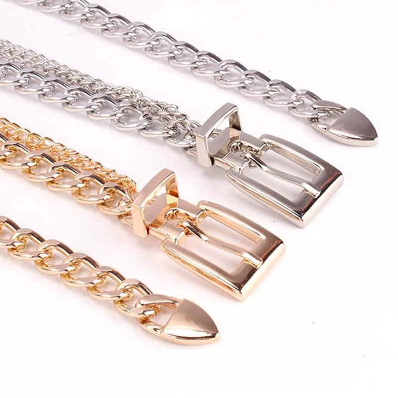 Multi Layer Metal Chain Belts Women Tassel Waist Chain Dress Jeans Belts Chain