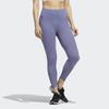Adidas 7/8 Yoga Power Mesh Training Pants Women Bottoms Purple GR8097
