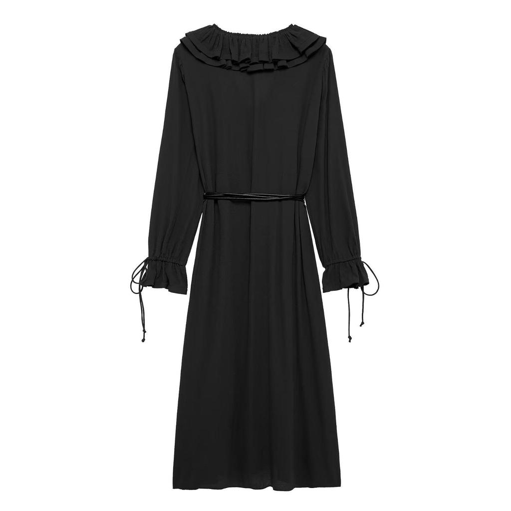 Spring 2025 European & American Women's Layered Midi Dress